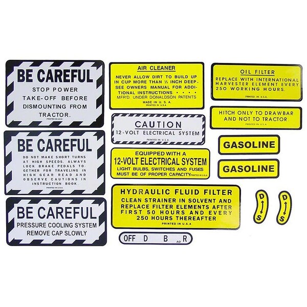 Aftermarket Gas Decals Fits International Harester International Farmall Tractor Model 460 MAE30-1426 - main